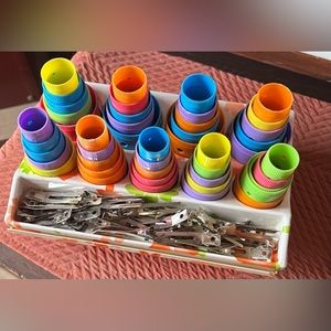 Vintage Rollers and clips